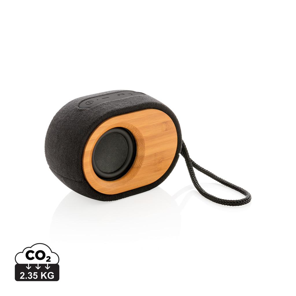 Enceinte Bamboo X publicitaire Noir et Marron